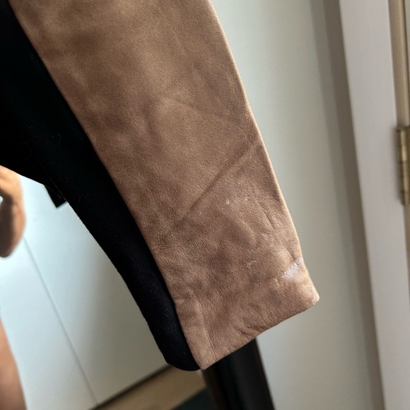 BCBGMaxazria Leather Jacket Toffee Size X small - Picture 3 of 7